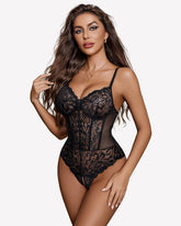 Lace Harness Bodysuit One Piece